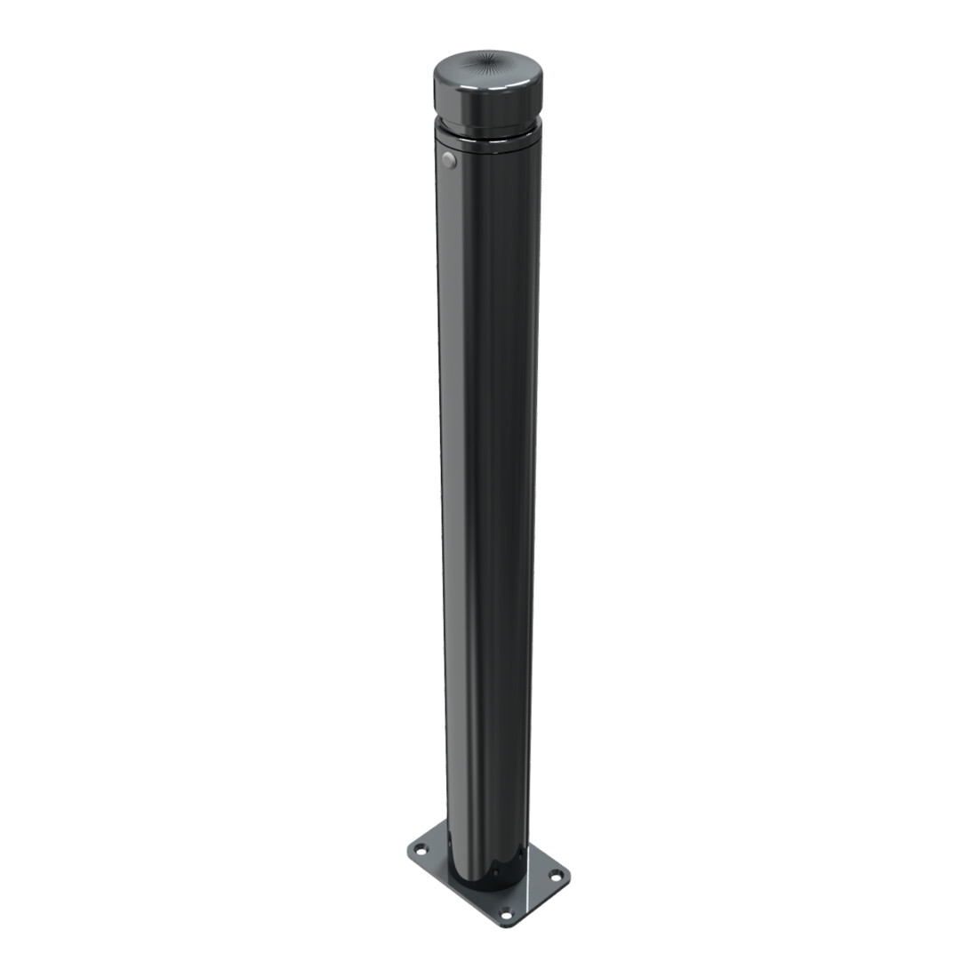 Schake Stilpoller Typ 482PB, ortsfest, zum Audfübeln, Ø 82mm + Zierkopf inkl Ziernut, beschichtet
