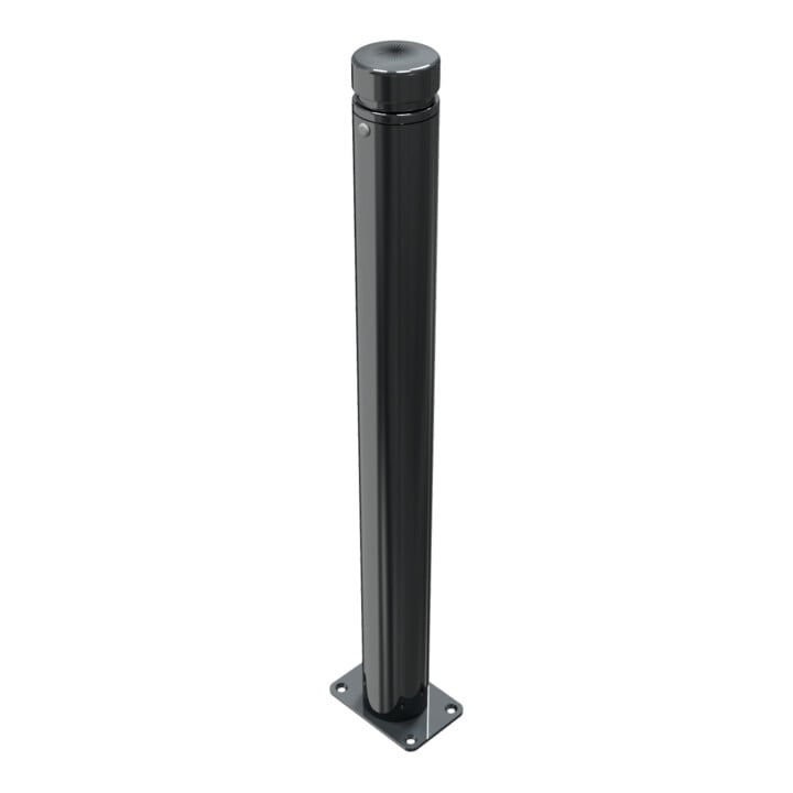 Schake Stilpoller Typ 482PB, ortsfest, zum Audfübeln, Ø 82mm + Zierkopf inkl Ziernut, beschichtet