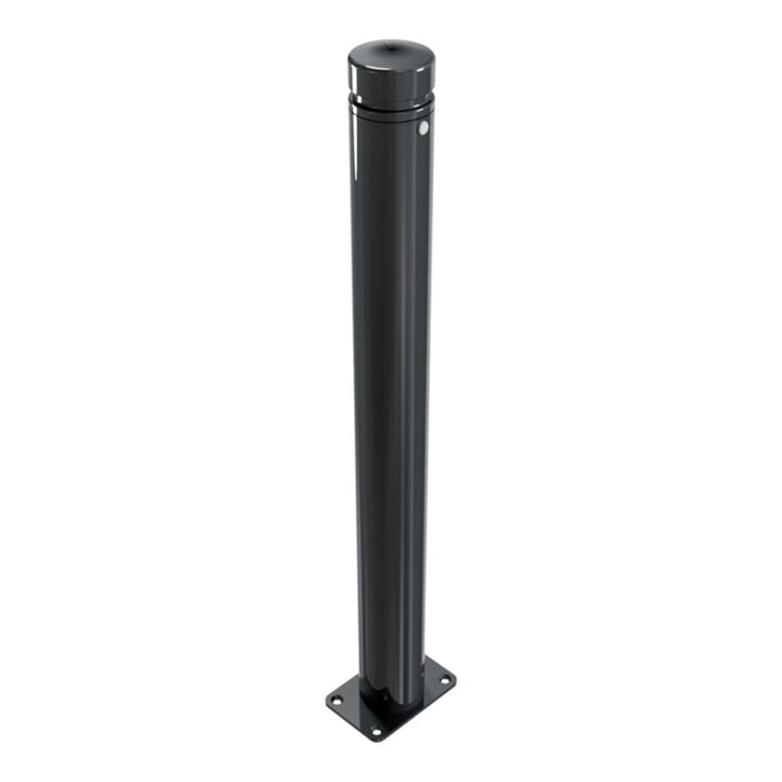 Schake Stilpoller Typ 482PB, ortsfest, zum Audfübeln, Ø 82mm + Zierkopf inkl Ziernut, beschichtet
