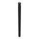 Schake Stilpoller Typ 484B, ortsfest, zum Einbetonieren, Ø 82mm + Kugelkopf, beschichtet, mattschwarz-4