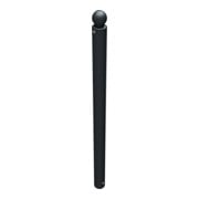 Schake Stilpoller Typ 484B, ortsfest, zum Einbetonieren, Ø 82mm + Kugelkopf, beschichtet, mattschwarz-4