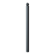 Schake Stilpoller Typ 484B, ortsfest, zum Einbetonieren, Ø 82mm + Kugelkopf, beschichtet, mattschwarz-5