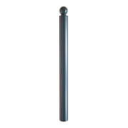 Schake Stilpoller Typ 484FB, herausnehmbar + Dreikantverschluß, Ø 82mm + Kugelkopf, beschichtet, mattschwarz