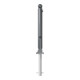 Schake Stilpoller Typ 484FUHB, umlegbar + Dreikantverschluß, zum Einbetonieren, Ø 82mm + Kugelkopf, beschichtet, mattschwarz-5