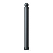 Schake Stilpoller Typ 484PB, ortsfest, Ø 82mm + Kugelkopf, beschichtet, mattschwarz-4