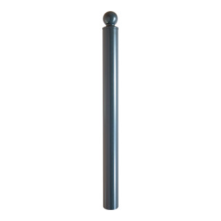 Schake Stilpoller Typ 484ZB, herausnehmbar + Profilzylinder, Ø 82mm + Kugelkopf, beschichtet, mattschwarz