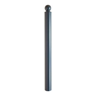 Schake Stilpoller Typ 484ZB, herausnehmbar + Profilzylinder, Ø 82mm + Kugelkopf, beschichtet, mattschwarz