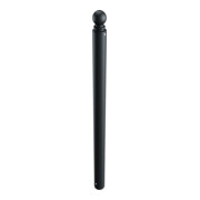 Schake Stilpoller Typ 485B, ortsfest, zum Einbetonieren, Ø 82mm + Kugelkopf, beschichtet, mattschwarz-5