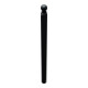 Schake Stilpoller Typ 485B, ortsfest, zum Einbetonieren, Ø 82mm + Kugelkopf, beschichtet, mattschwarz