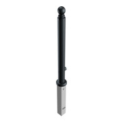 Schake Stilpoller Typ 485FB, herausnehmbar + Dreikantverschluß, Ø 82mm + Kugelkopf, beschichtet, mattschwarz-4
