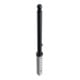 Schake Stilpoller Typ 485FB, herausnehmbar + Dreikantverschluß, Ø 82mm + Kugelkopf, beschichtet, mattschwarz