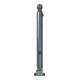 Schake Stilpoller Typ 485FUB, umlegbar + Dreikantverschluß, Ø 82mm + Kugelkopf, beschichtet, mattschwarz-4