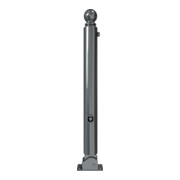 Schake Stilpoller Typ 485FUB, umlegbar + Dreikantverschluß, Ø 82mm + Kugelkopf, beschichtet, mattschwarz-5
