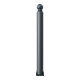 Schake Stilpoller Typ 485PB, ortsfest, Ø 82mm + Kugelkopf, beschichtet, mattschwarz-2