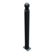 Schake Stilpoller Typ 485PB, ortsfest, Ø 82mm + Kugelkopf, beschichtet, mattschwarz-4