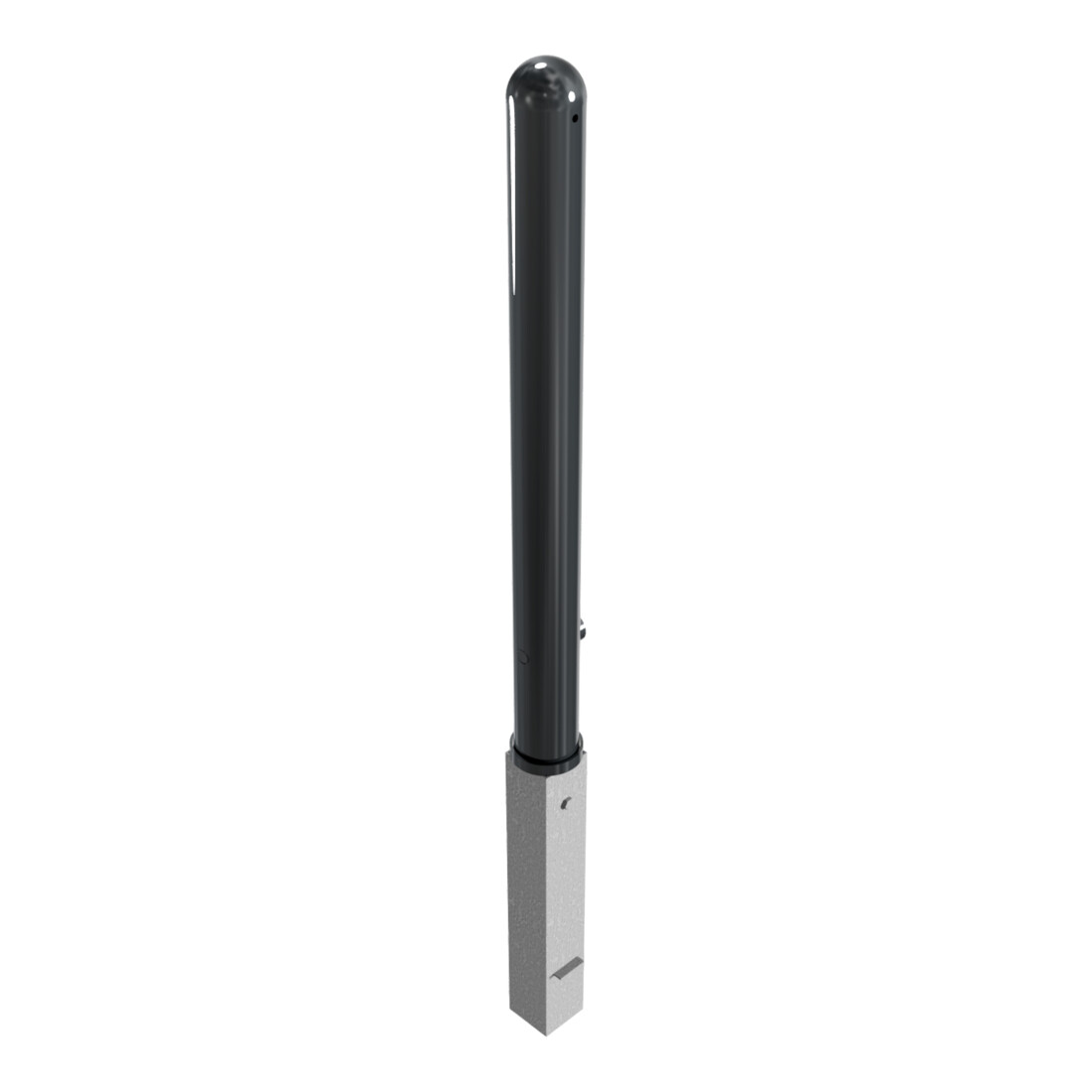 Schake Stilpoller Typ 487FB, herausnehmbar + Dreikantverschluß, Ø 89mm + Halbkugel, beschichtet,