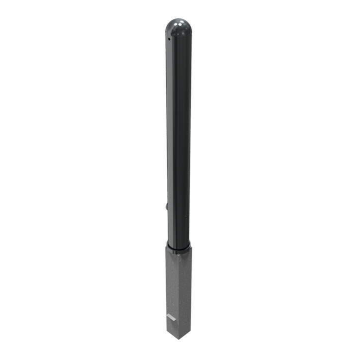 Schake Stilpoller Typ 487FB, herausnehmbar + Dreikantverschluß, Ø 89mm + Halbkugel, beschichtet,