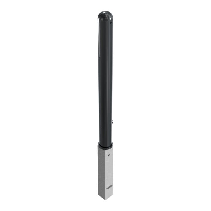 Schake Stilpoller Typ 487FB, herausnehmbar + Dreikantverschluß, Ø 89mm + Halbkugel, beschichtet,