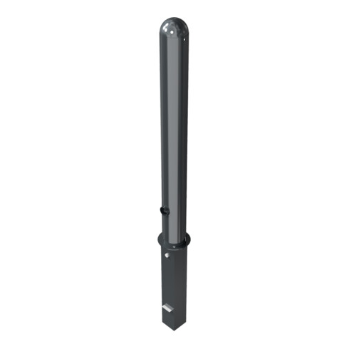 Schake Stilpoller Typ 494FB, herausnehmbar + Dreikantverschluß, Ø 102mm + Halbkugel, beschichtet,