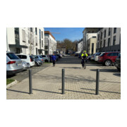 Schake Stilpoller Typ 494FB, herausnehmbar + Dreikantverschluß, Ø 102mm + Halbkugel, beschichtet,-5