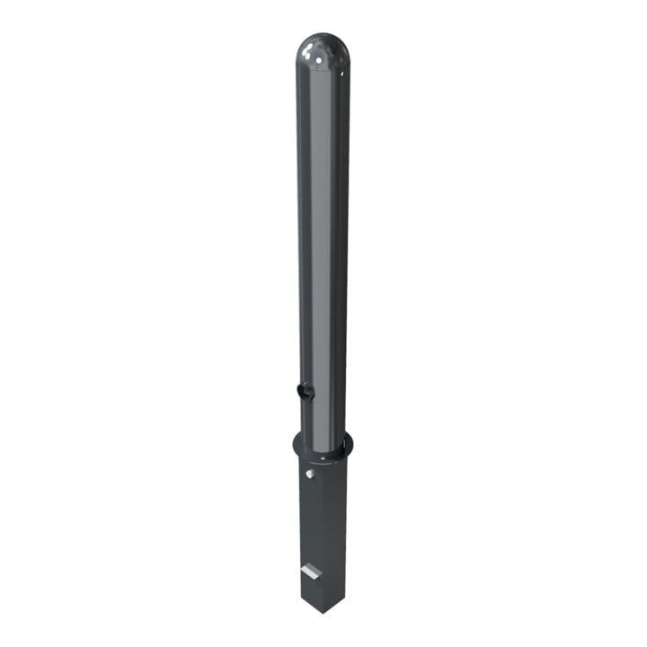 Schake Stilpoller Typ 494FB, herausnehmbar + Dreikantverschluß, Ø 102mm + Halbkugel, beschichtet,