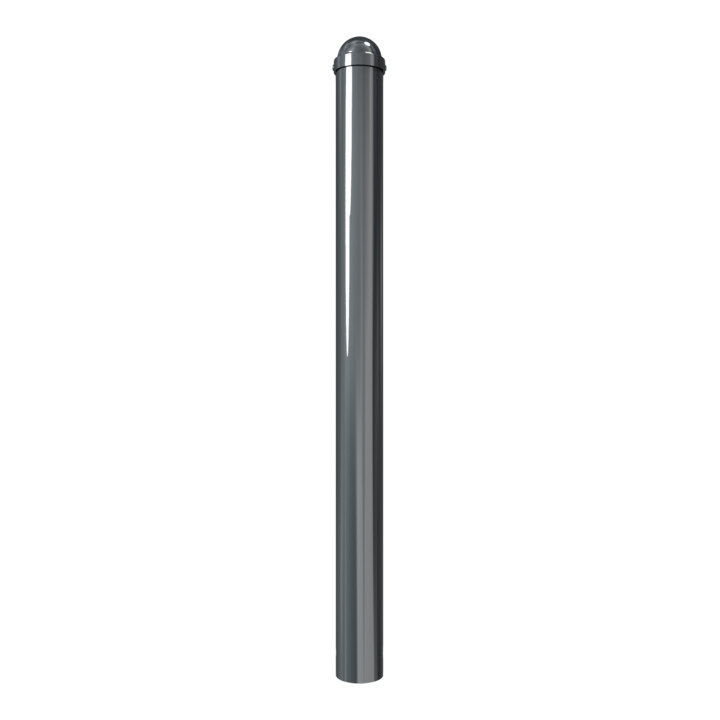 Schake Stilpoller Typ 496B, ortsfest, zum Einbetonieren, Ø 102mm + Zierkappe, beschichtet,