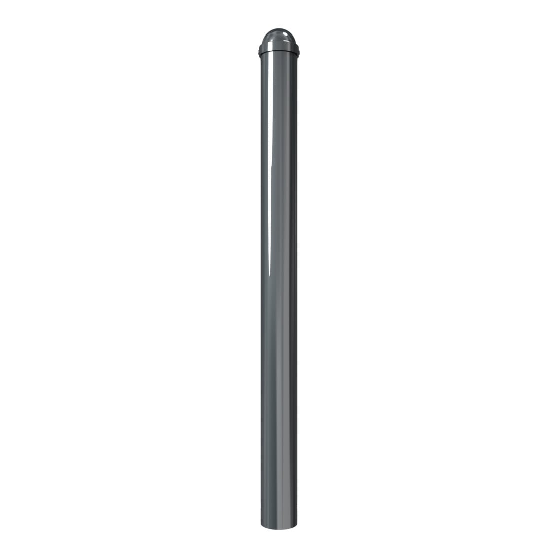 Schake Stilpoller Typ 496B, ortsfest, zum Einbetonieren, Ø 102mm + Zierkappe, beschichtet,