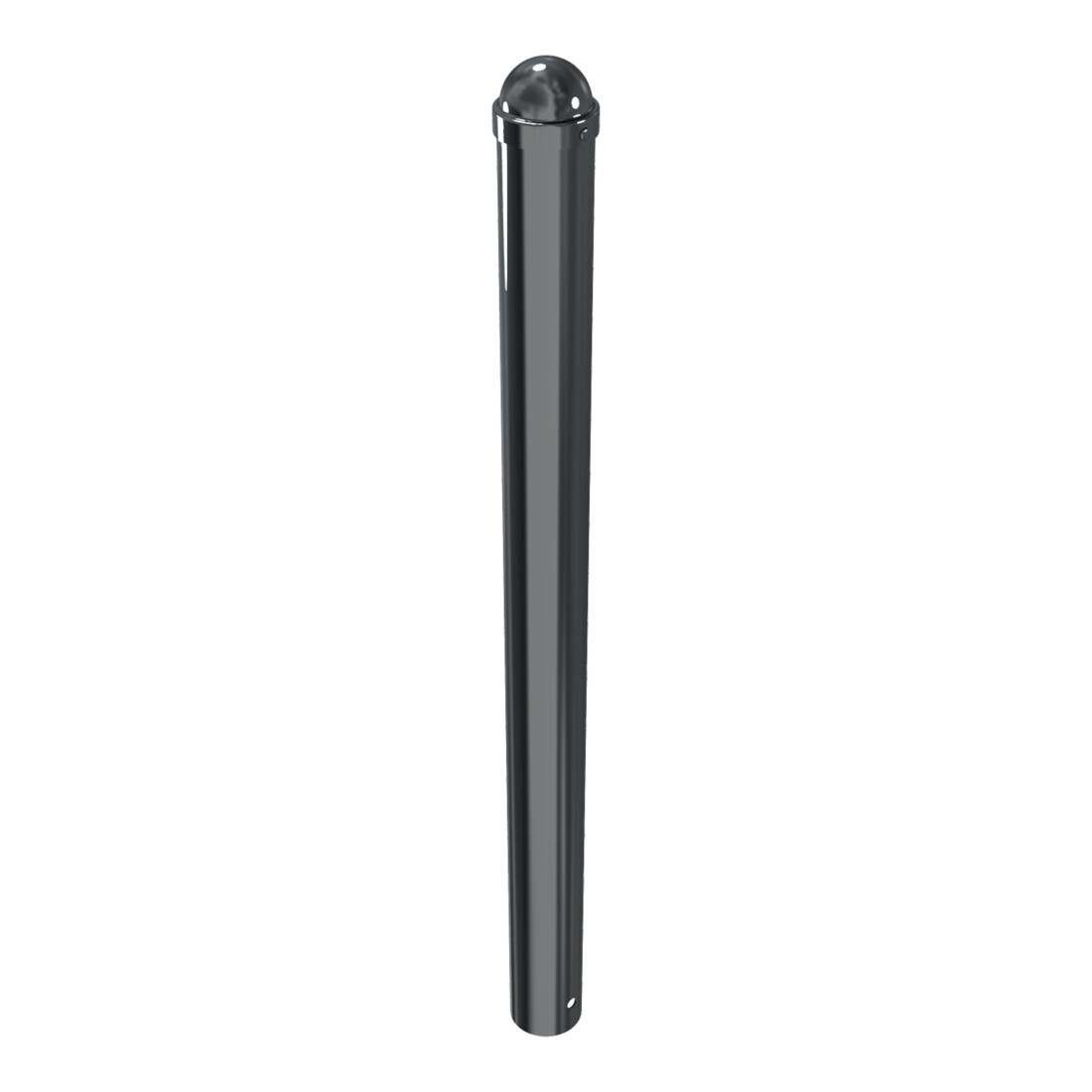 Schake Stilpoller Typ 496B, ortsfest, zum Einbetonieren, Ø 102mm + Zierkappe, beschichtet,