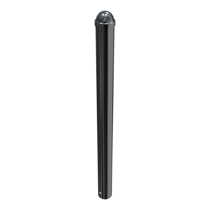 Schake Stilpoller Typ 496B, ortsfest, zum Einbetonieren, Ø 102mm + Zierkappe, beschichtet,