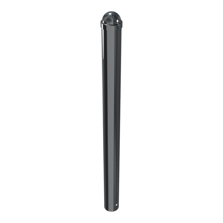Schake Stilpoller Typ 496B, ortsfest, zum Einbetonieren, Ø 102mm + Zierkappe, beschichtet,