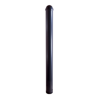 Schake Stilpoller Typ 496FB, herausnehmbar + Dreikantverschluß, Ø 102mm + Zierkappe, beschichtet,