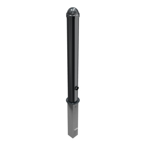 Schake Stilpoller Typ 496FB, herausnehmbar + Dreikantverschluß, Ø 102mm + Zierkappe, beschichtet,