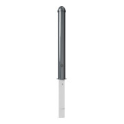 Schake Stilpoller Typ 496FB, herausnehmbar + Dreikantverschluß, Ø 102mm + Zierkappe, beschichtet,-5