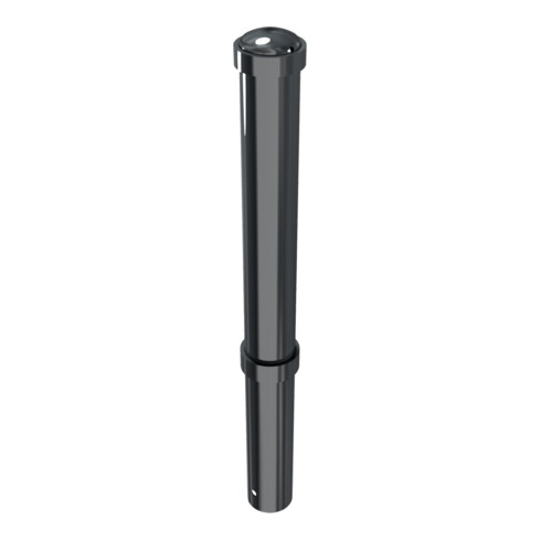 Schake Stilpoller Typ 4971B, ortsfest, zum Einbetonieren, Ø 108mm + + Zierringen, beschichtet, Überflur 750mm