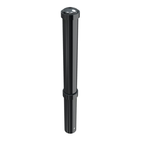 Schake Stilpoller Typ 4971B, ortsfest, zum Einbetonieren, Ø 108mm + + Zierringen, beschichtet, Überflur 750mm