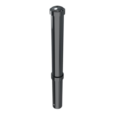 Schake Stilpoller Typ 4971B, ortsfest, zum Einbetonieren, Ø 108mm + + Zierringen, beschichtet, Überflur 750mm