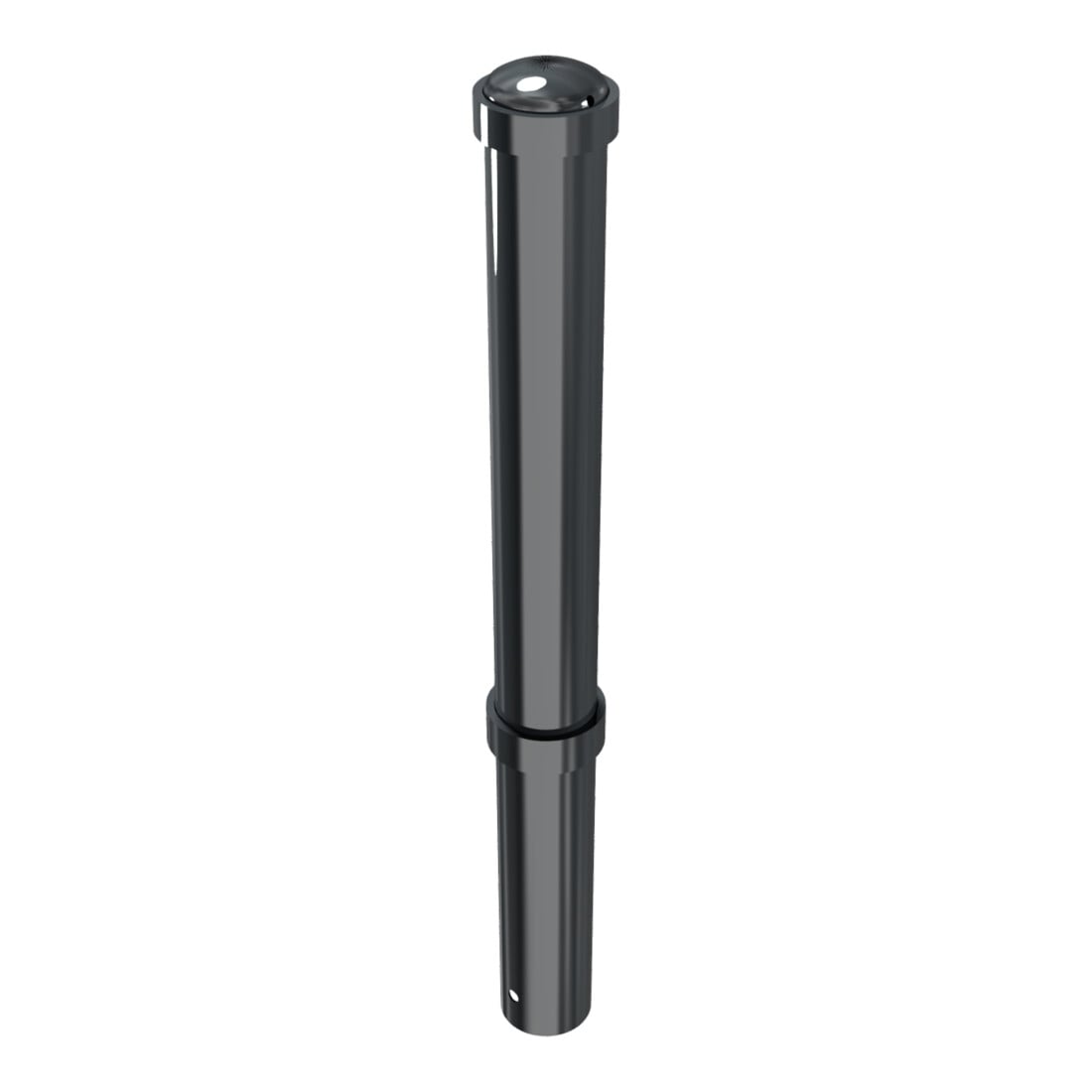Schake Stilpoller Typ 4971B, ortsfest, zum Einbetonieren, Ø 108mm + + Zierringen, beschichtet, Überflur 750mm