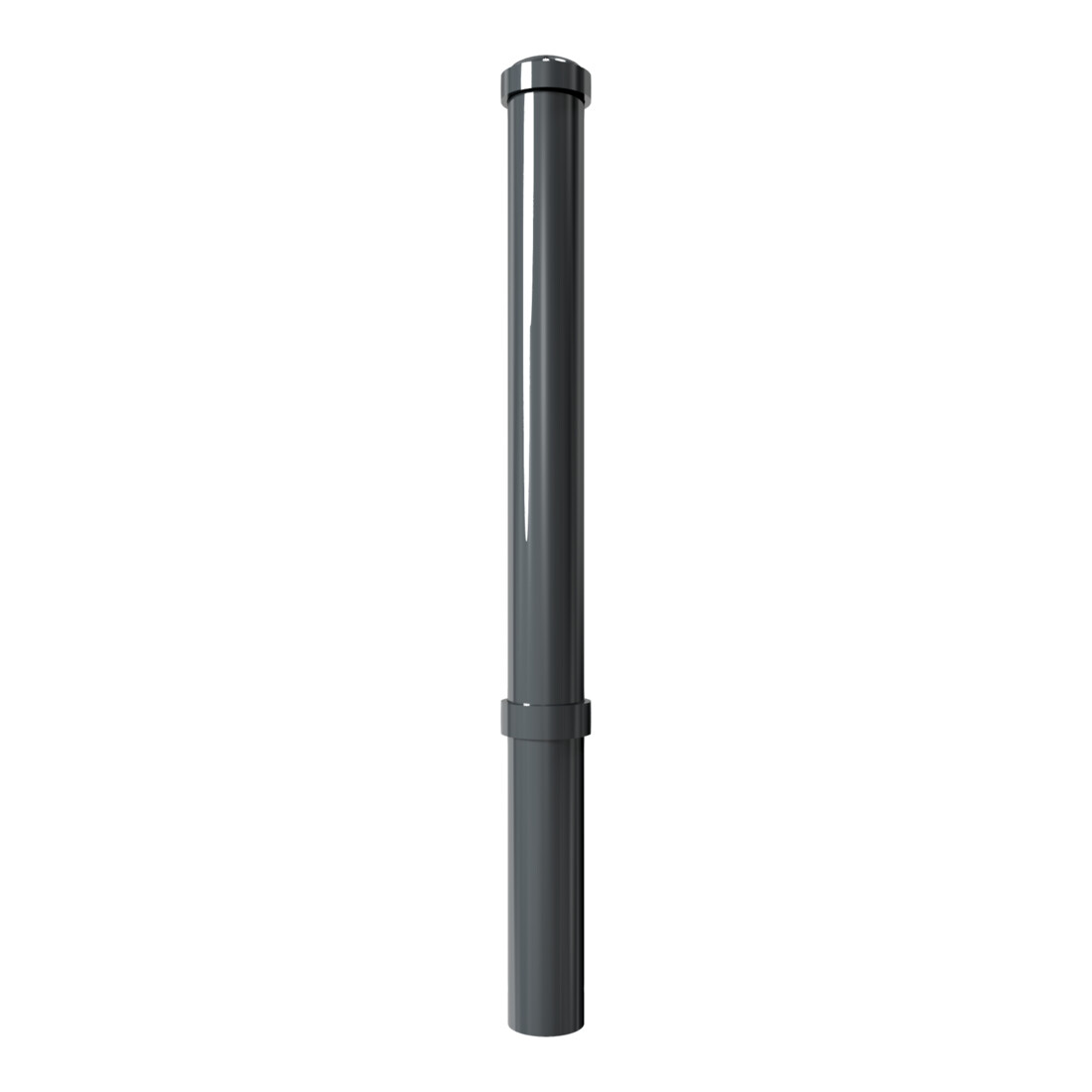 Schake Stilpoller Typ 497B, ortsfest, zum Einbetonieren, Ø 108mm + + Zierringen, beschichtet,