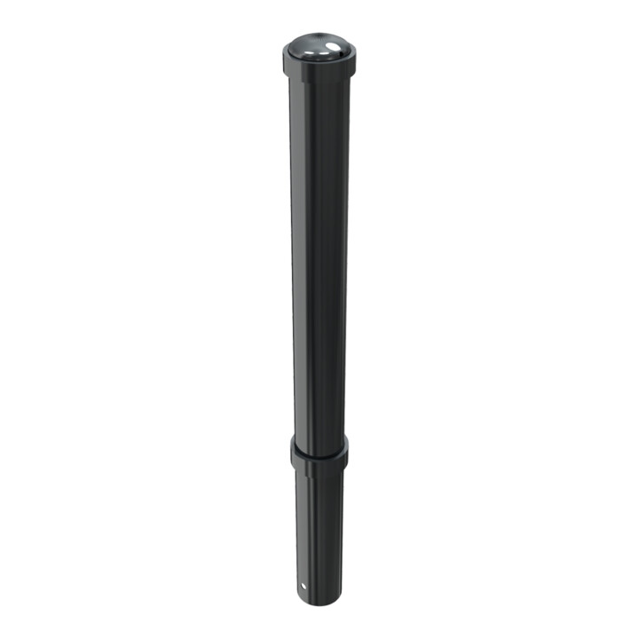Schake Stilpoller Typ 497B, ortsfest, zum Einbetonieren, Ø 108mm + + Zierringen, beschichtet,