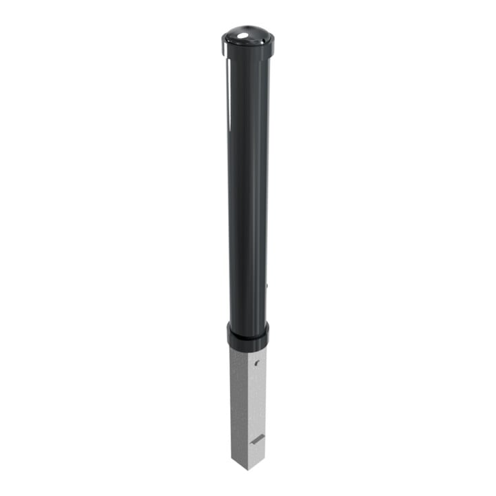 Schake Stilpoller Typ 497FB, herausnehmbar + Dreikantverschluß, Ø 108mm + Zierringen, beschichtet,