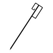 Schake Support de corde de barrière 14 x 1250 mm