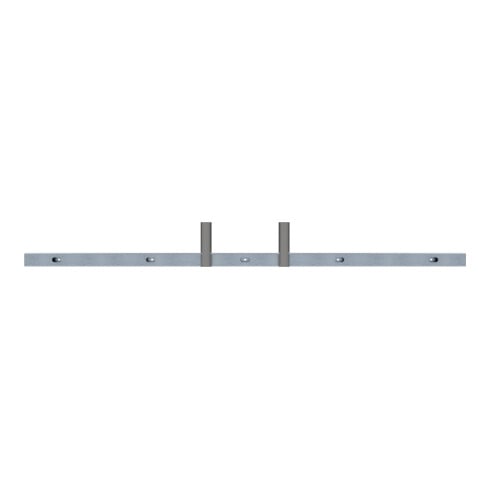 Schake Tafelhalterung aus Vierkantrohr 60x30mm, für 2 m Werbetafel