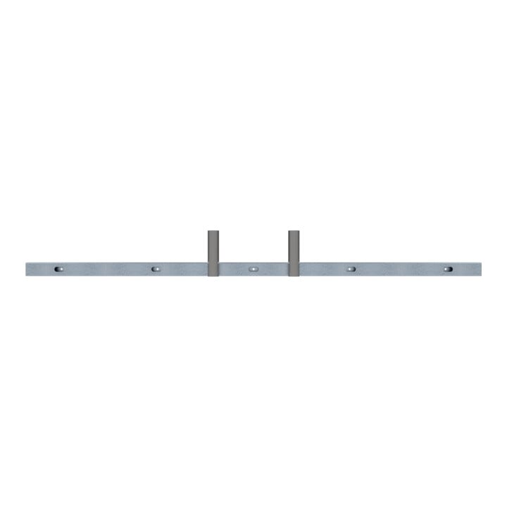 Schake Tafelhalterung aus Vierkantrohr 60x30mm, für 2 m Werbetafel
