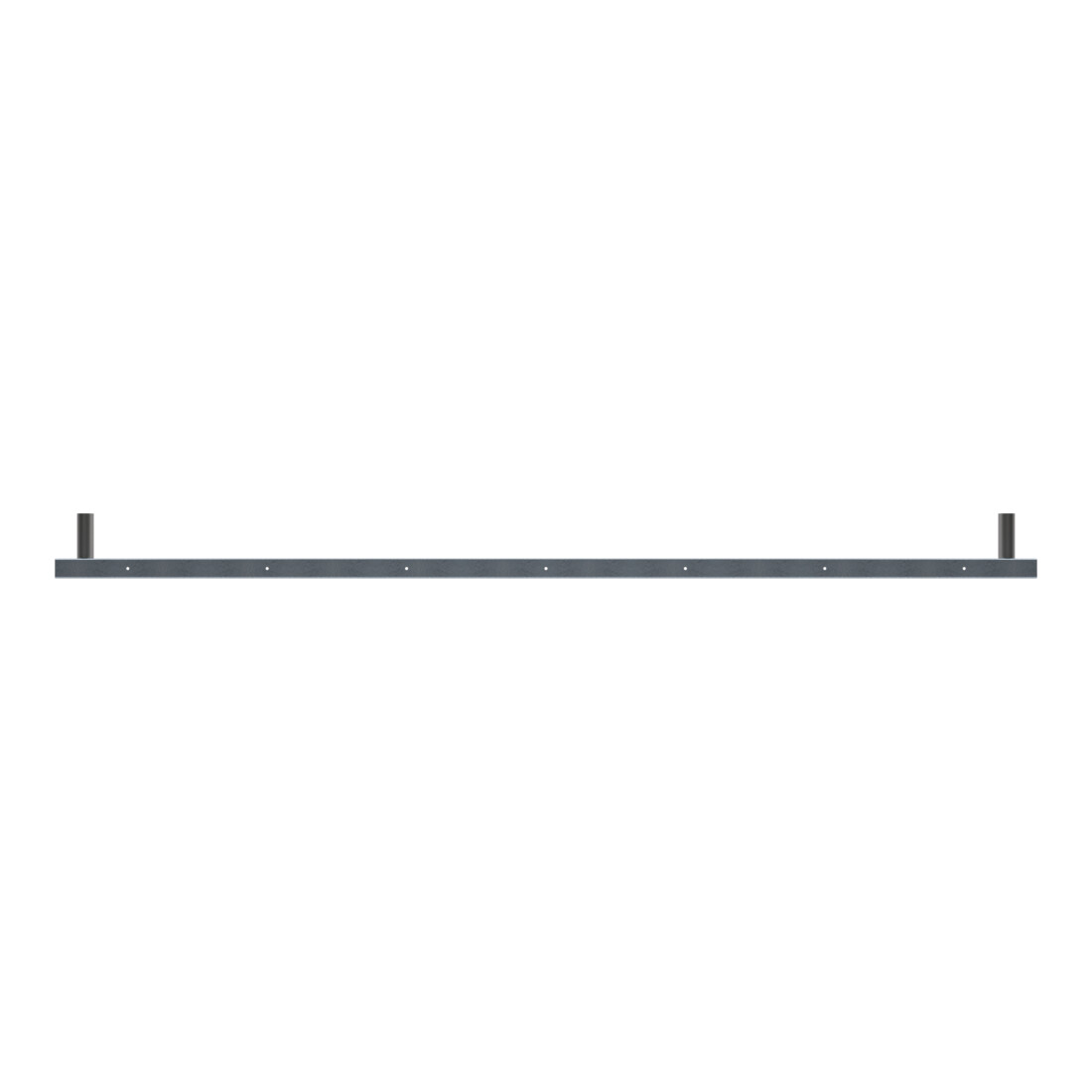 Schake Tafelhalterung aus Vierkantrohr 60x30mm, für 3 m Werbetafel