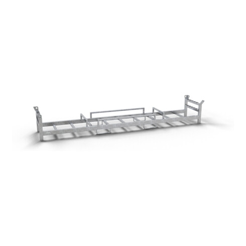 Schake Twintraverse für 10 Bauzäune und 10 Fußplatten