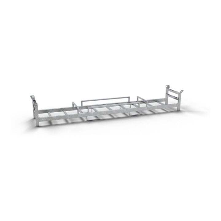 Schake Twintraverse für 10 Bauzäune und 10 Fußplatten