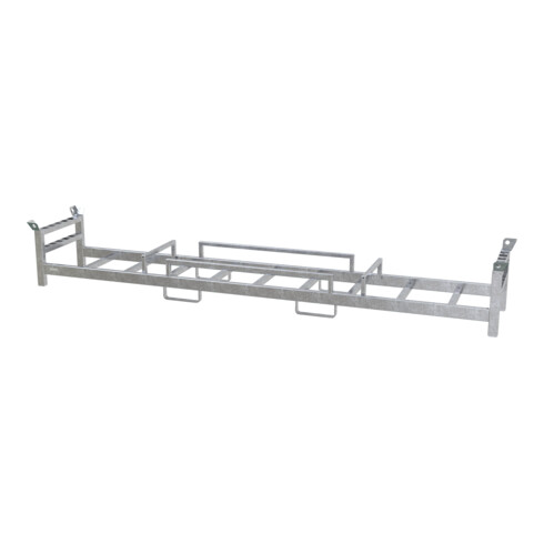 Schake Twintraverse für 10 Bauzäune und 10 Fußplatten