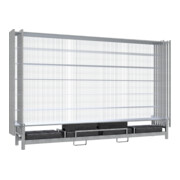 Schake Twintraverse für 10 Bauzäune und 10 Fußplatten-5