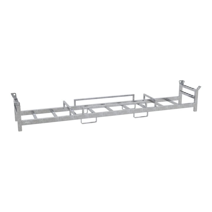 Schake Twintraverse für 10 Bauzäune und 10 Fußplatten