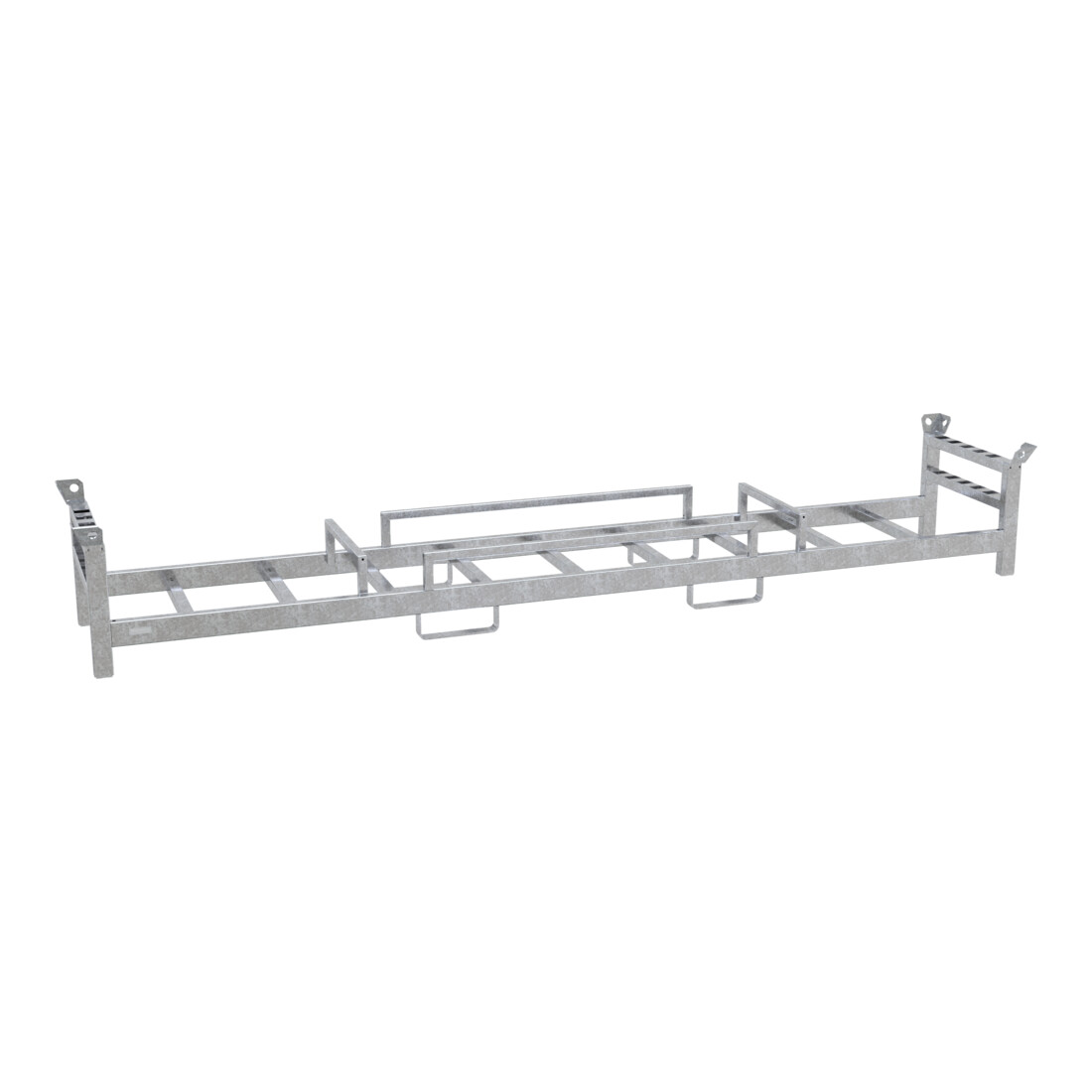 Schake Twintraverse für 10 Bauzäune und 10 Fußplatten